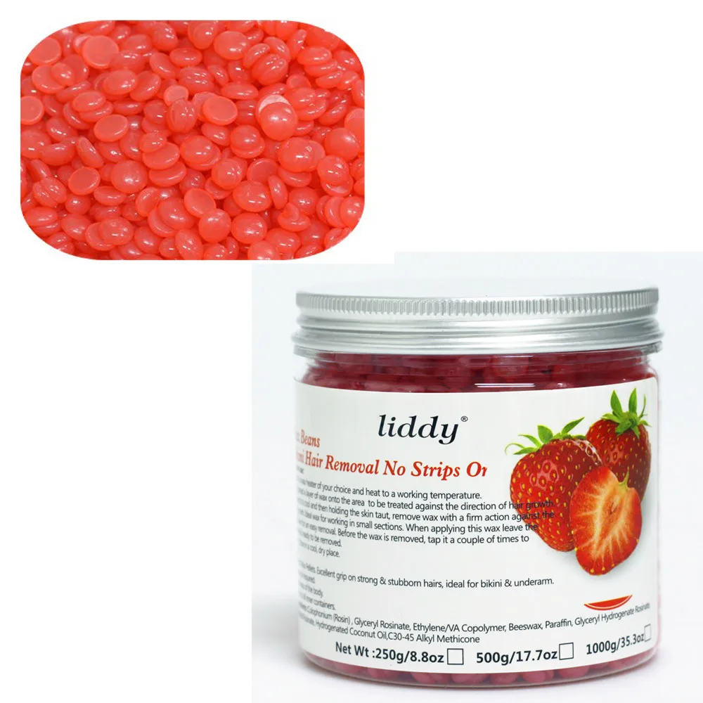 0i Best Quality Liddy No Strip Depilatory Hot Film Hard Wax Pellet