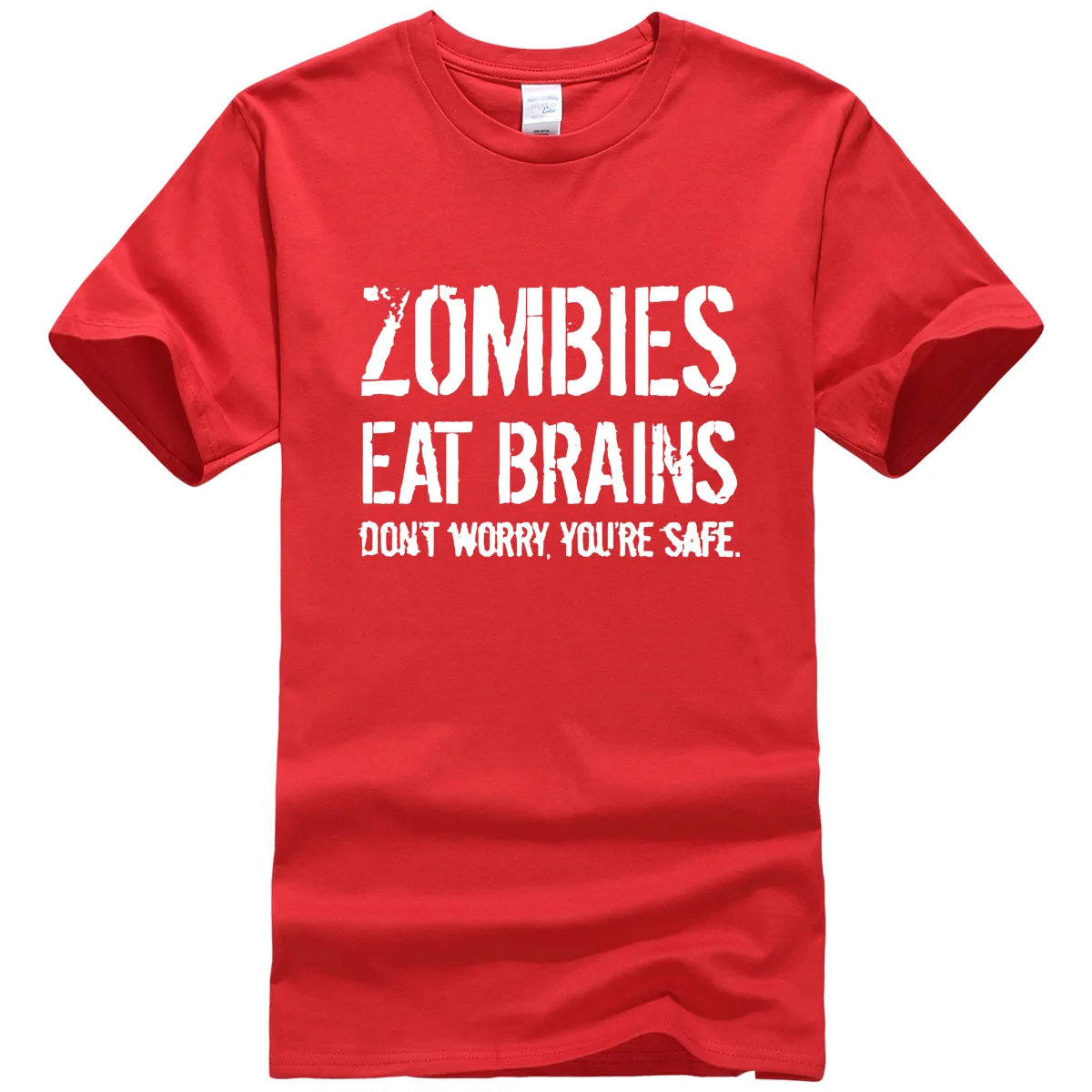 Мужские футболки с принтом "зомби едят мозги", Летняя Повседневная забавная брендовая одежда, футболка для мужчин, спортивная одежда, Футболка harajuku, Топ
