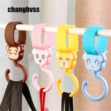 Лидер продаж, милый мультяшный узор, 2 шт./партия, детская коляска с крючком, органайзер для коляски, аксессуары для детской коляски, аксессуары Poussette