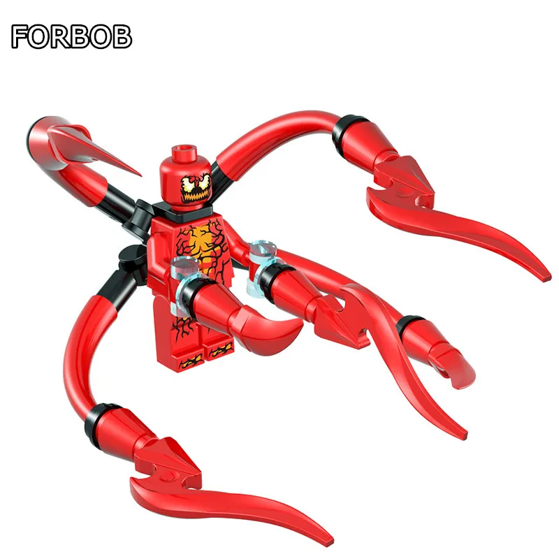 2019 New Compatible Legoing Marvel Super heroes Red Spiderman Venom Carnage Minifigs Figurines Building Blocks Carnage Boy Toys 2019 New Compatible Legoing Marvel Super heroes Red Spiderman Venom Carnage Minifigs Figurines Building Blocks Carnage Boy Toys