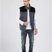 Новое поступление, модный мужской зимний пуховый жилет, мужской цветной блок, тучный, размера плюс XL-4XL, 5XL, 6XL, 7XL, 8XL, 9XL, 10XL, 11XL, 12XL, 13XL