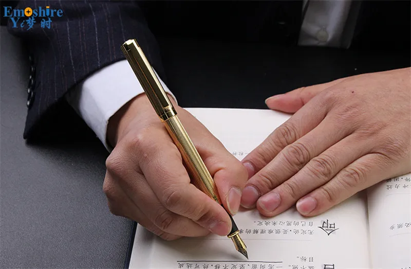Emoshire Business metal fountain pens Advertising hot gift pens Factory direct fountain pens (6)