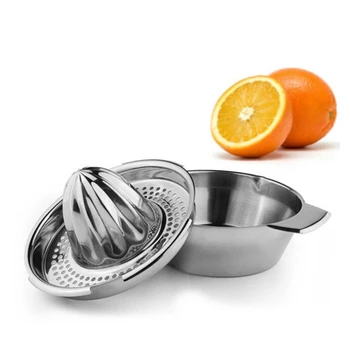 

HONGTIAN Stainless Steel Fruit Lemon Lime Kitchen Citrus Juicer Hand Press Squeezer Tool Kitchen Tools Gadgets High Quality