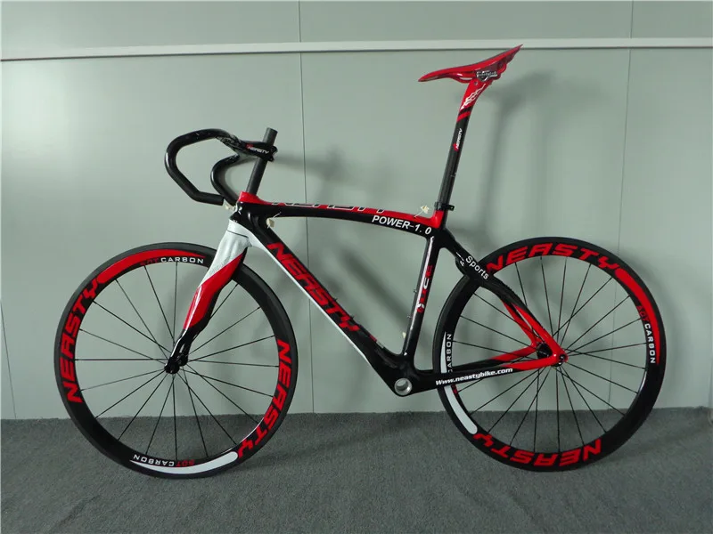 Excellent EN Quality, Carbon Road Bike, Carbon Racing Racer Bicycle, Carbon Fiber Road Frame Fork Handlebar Saddle Seatpost Headset Spacer 1