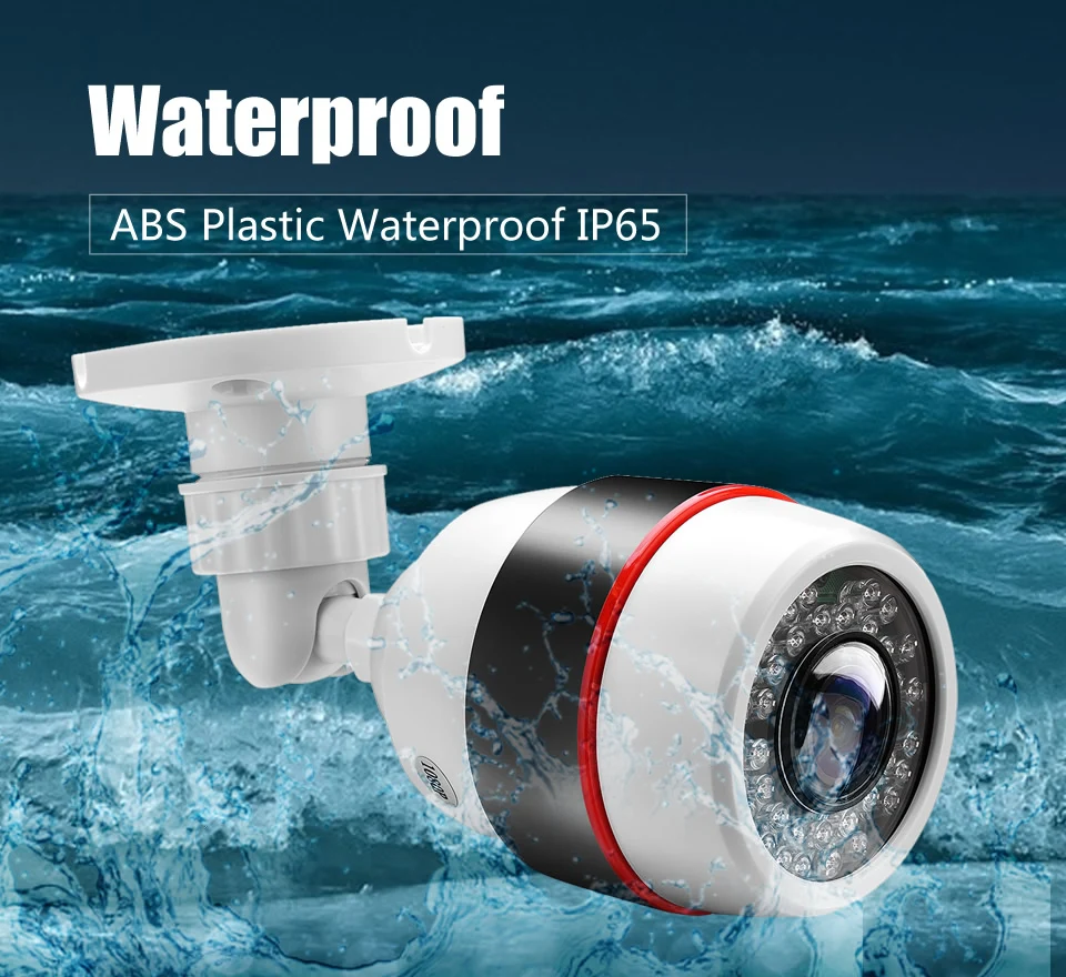 180 Degrees Fish Eye 5.0 Megapixel IP Camera Waterproof Wide Angle ONVIF P2P Outdoor 5MP Network Home Security Camera 20M IR  5