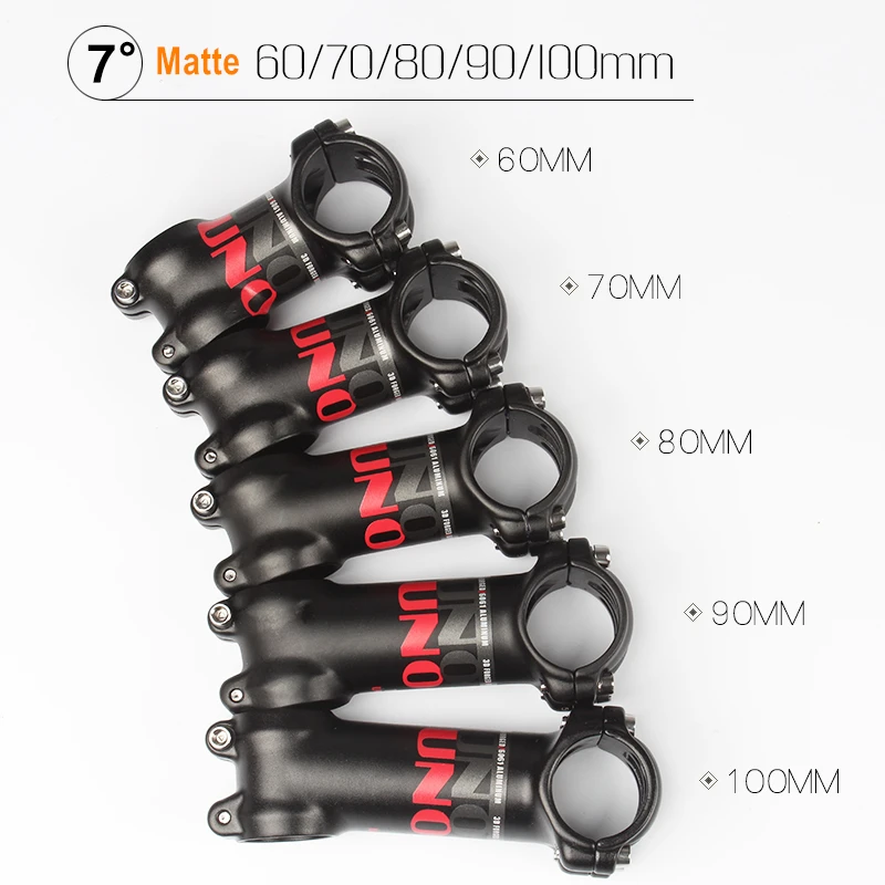 

70/80/90/100/120/130mm High-Strength Bicycle Stem 7/17 Degree 31.8mm Stem for XC AM MTB Mountain Road Bike Bicycle parts