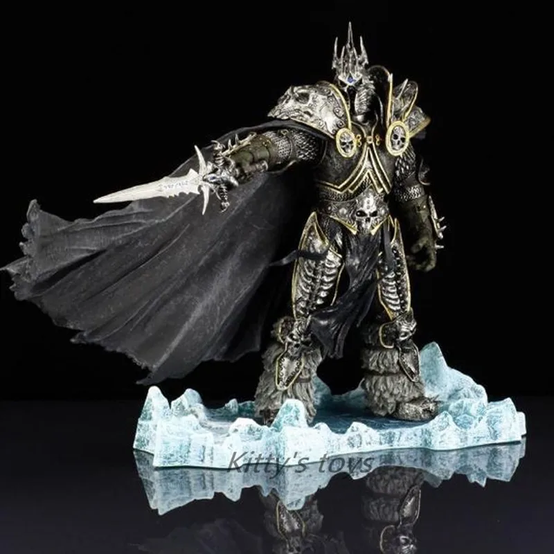 Горячая WOW DC7 падение LICH KING Артас фигурку модель игрушки 21 см Бесплатная доставка KA0447