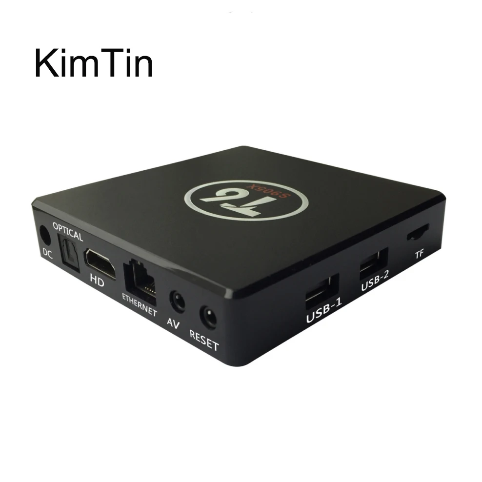 KimTin T6 Amlogic S905X 4 ядра Android 7 1 Декодер каналов кабельного телевидения K 2 Гб