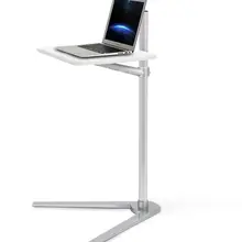 Передвижная UP-8T алюминиевая 7-20 дюймов напольная подставка для ноутбука регулируемая высота прикроватная подставка для ноутбука стол для планшета ПК ноутбук чайный столик