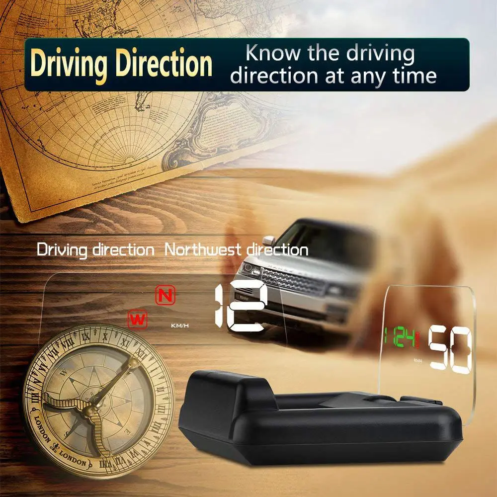  T900 Auto GPS HUD mit Reflexion Bord Head Up Display Tachometer Auto Projektor Stereo Imaging GPS G