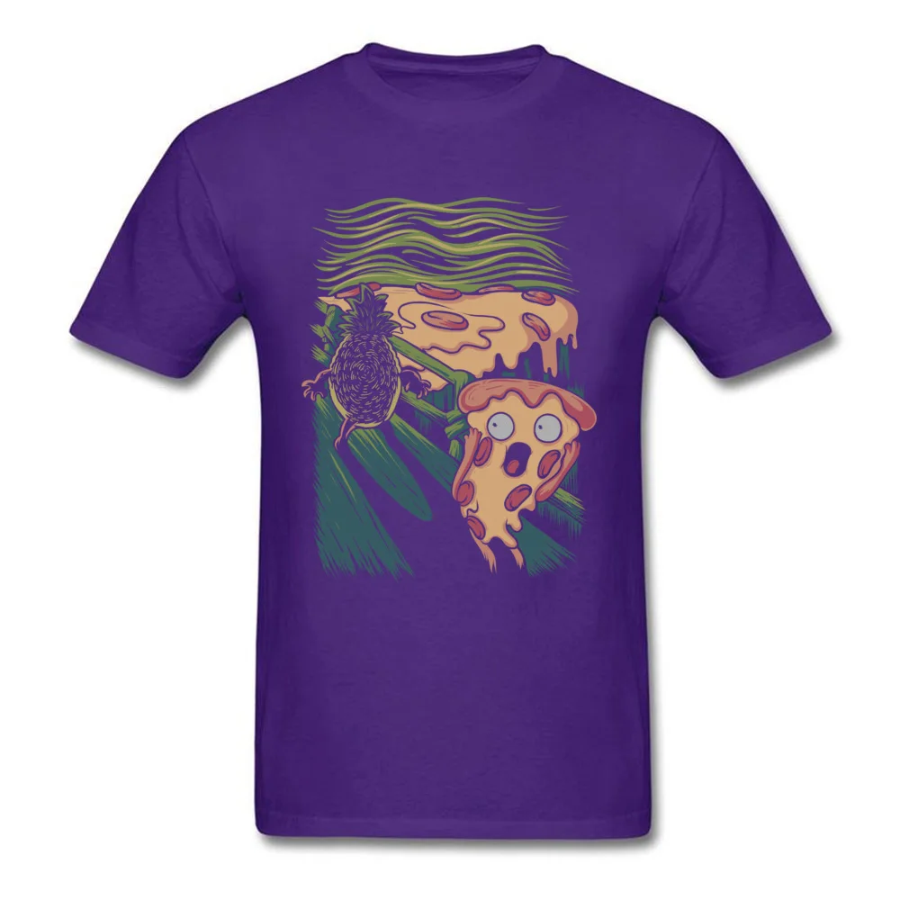 Pizza Nightmare Special Young Tshirts O-Neck Short Sleeve Cotton Fabric Tops T Shirt Casual Tops & Tees Drop Shipping Pizza Nightmare purple