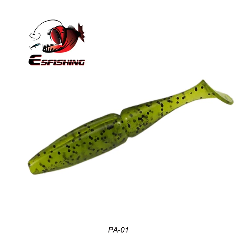 ESFISHING Easy Shiner Shad 125 мм 4 шт. 18 г рыболовные приманки джиг силиконовые приманки для ловли карпа Спиннербейт мягкие приманки - Цвет: PA01