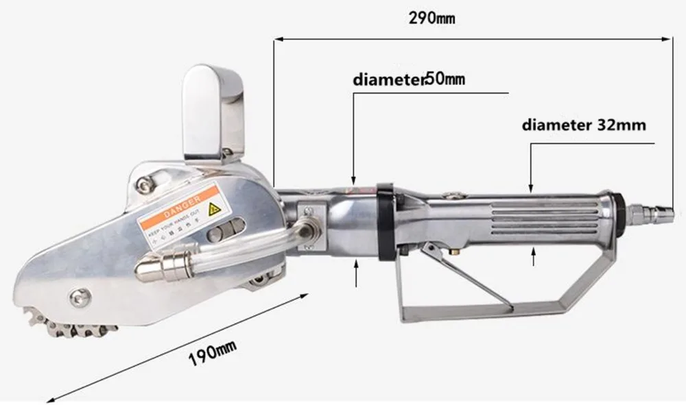 Двойной зажим портативное пневматическое устройство для удаления обрезков полукартон машина для зачистки инструмент для обрезки