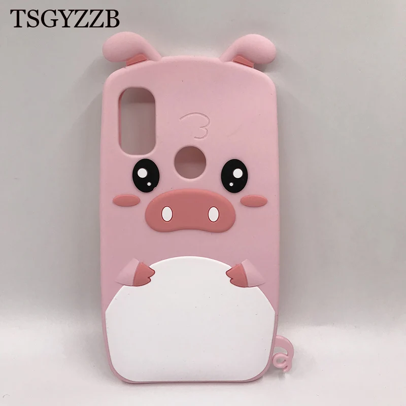 

3D Cute Cartoon Pink Pig Rubber Case For Xiaomi Redmi Note 4X 4A S2 5A 5 Plus Cases Soft Silicone Cover For Xiaomi mi 8 mi8 Capa