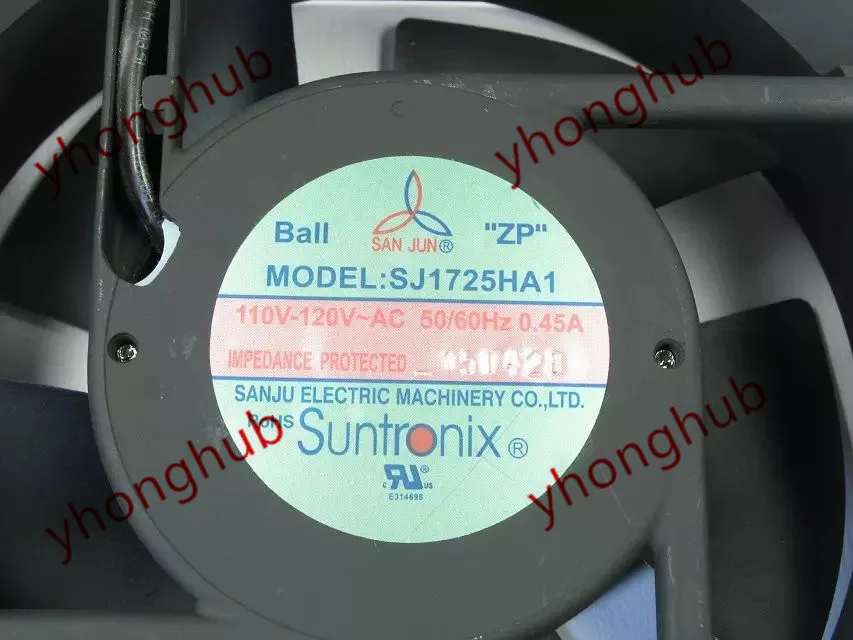 Вентилятор охлаждения сервера SJ1725HA1 AC 110 120 в 170x170x51 мм|round fan|server fanac cooling fan |