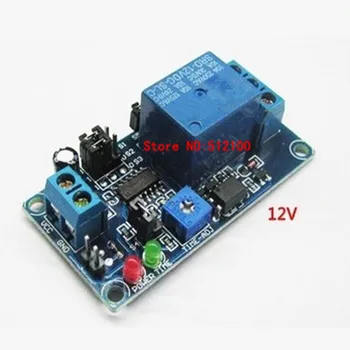 

Free shipping 10PCS 12v normally open type trigger delay relay/vibration alarm delay/time delay module vibration electronic