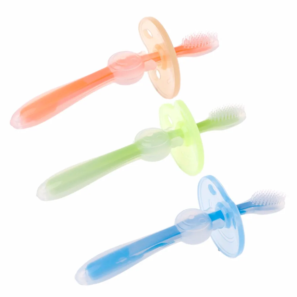 BABY Soft Chewable Bendable Teether Training Toothbrush brush For