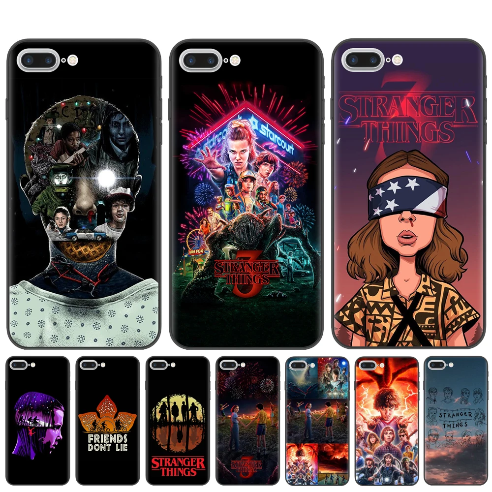 Странные вещи Сезон 3 чехол для телефона iPhone 11 Pro XS Max X XR 8 7 6 6S Plus 5S SE мягкий