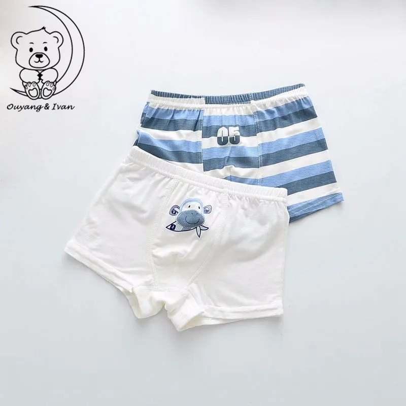 Boys Briefs 2Pcs/lot Baby Underwear Kids Panties Cartoon Pattern Child