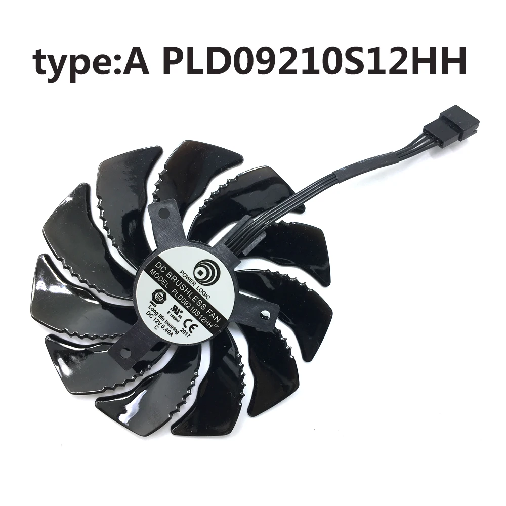 Новый вентилятор для видеокарты Gigabyte GTX 1050 1060 1070 960 RX 470 480 570 580|Охлаждающие