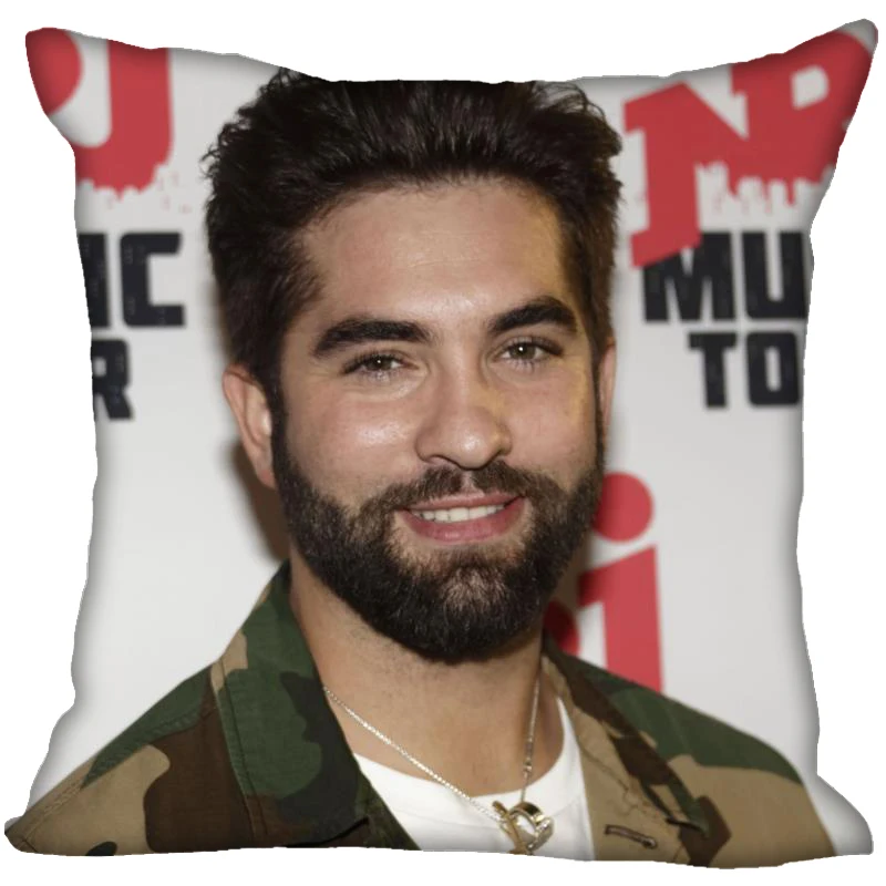 Новое поступление Kendji Girac наволочка для спальни для дома или офиса, декоративные наволочки квадратная Подушка на молнии чехлы атласные мягкие не выцветают - Color: 18