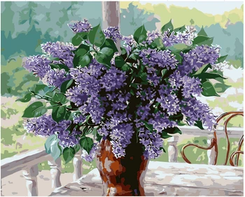

Lavender 40*50cm pictures on the wall painting by numbers oil painting on canvas vintage home decor cuadros decoracion E017