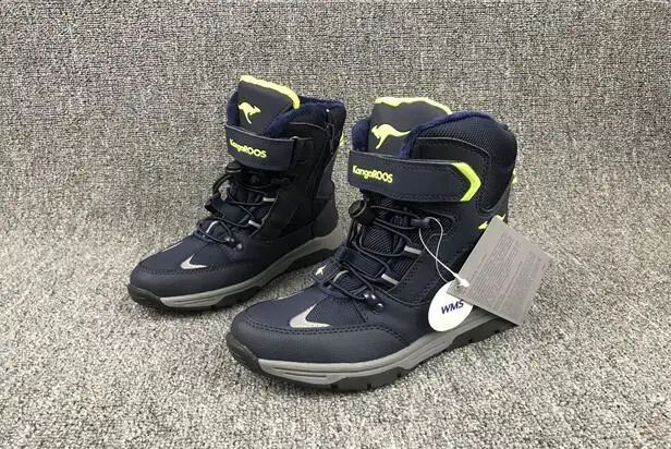 

Export to the United States winter children snow boots cotton shoes waterproof plus velvet warm boys and girls snow boots