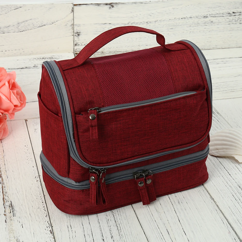 

Designer Hanging Toiletry Bag Travel Cosmetics Bag Waterproof Oxford Organizer for Travel Accessories Toiletry Kit for Men Women