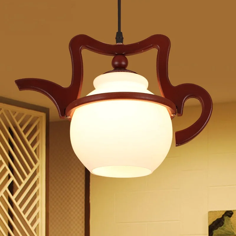 

Modern simple Pendant Lights Chinese pendant lamp Southeast Asia Japanese style study lamp balcony lighting bar teapot LU816325