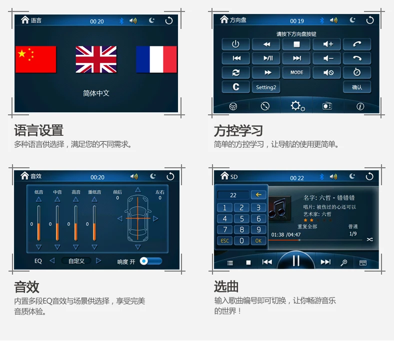 Perfect Free shipping car dvd navigation for citroen c5 2013 with steering wheel control, rear view camera input 28