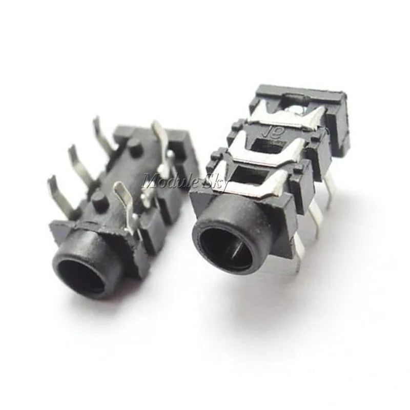 

20Pcs 3.5mm 5Pin Stereo Headphone Audio Jack Earphone Socket