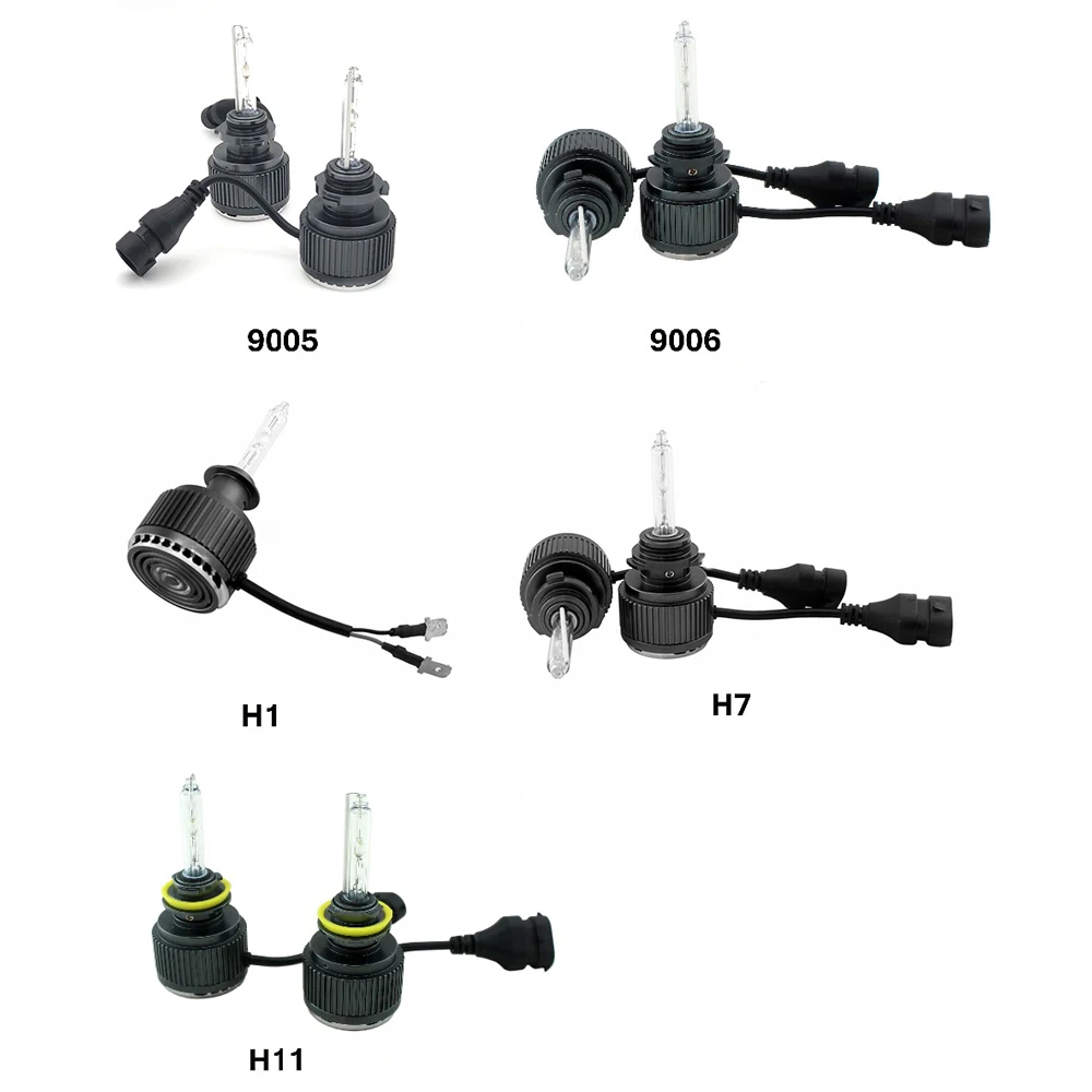 Ксенон H1 Hid комплект 35 Вт H7 H3 H4 ксенон H7 H8 H10 H11 H27 HB3 HB4 H13 9005 9006 9012 автомобильный светильник источник ксенон все в одном 6000K 12V