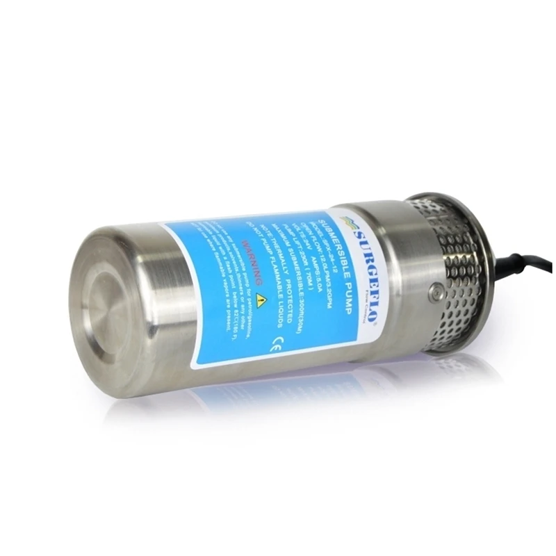 DC 12V/24V Mini Stainless Steel Pompa Air Submersible Solar Arus