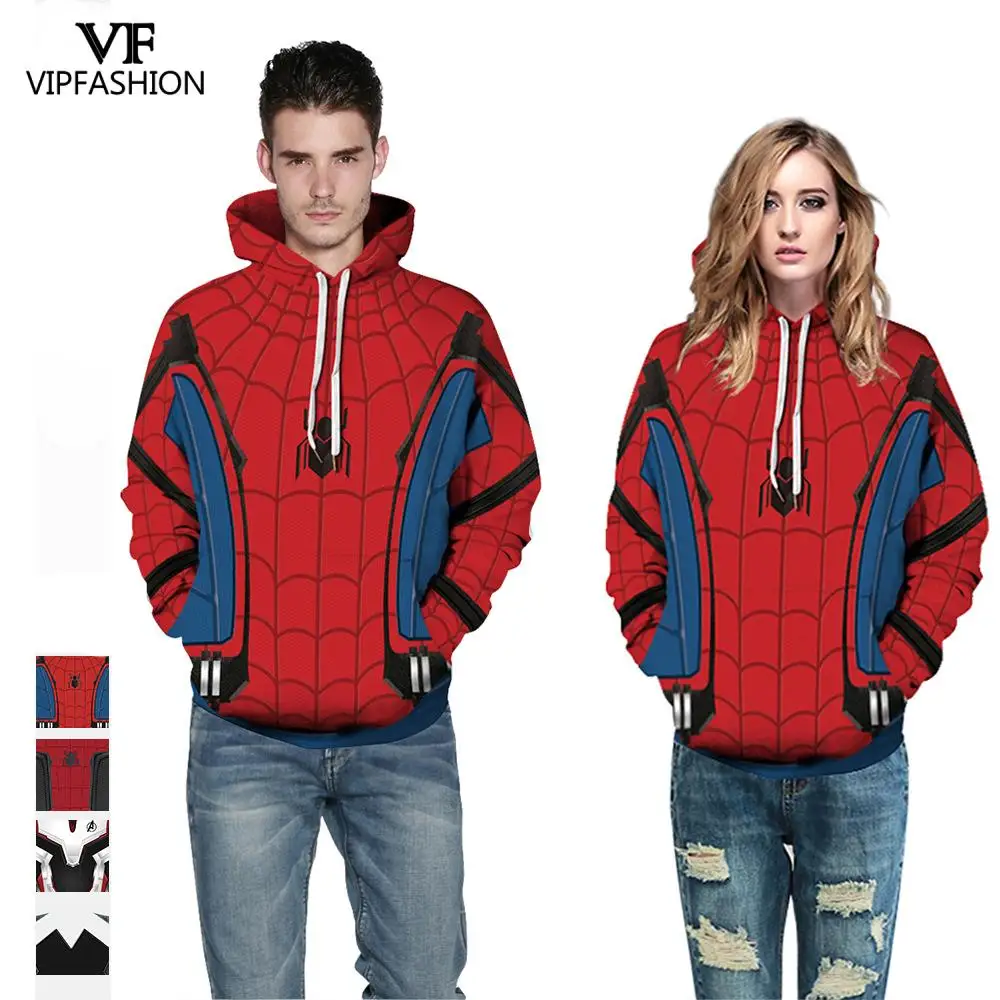 

VIP 2019 Fashion Marvel The Avengers 4 Endgame Quantum Realm Cosplay Costume Hoodies Men Hooded Sweatshirt Jacket