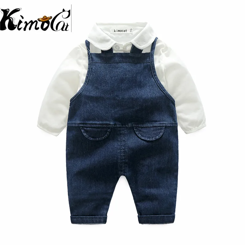 Buy Kimocat new baby boy overalls High quality spring