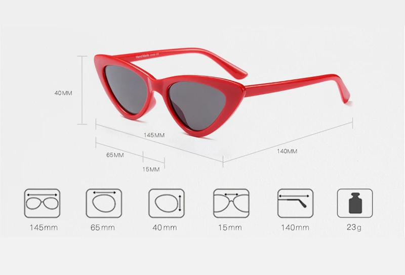 cute sexy retro cat eye sunglasses women details (2)