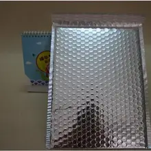 10 шт./лот 13*17 см серебристый алюминий пузырчатая, для отправки Сумка-Конверт Bubble Конверты с полимерным покрытием упаковки сумки