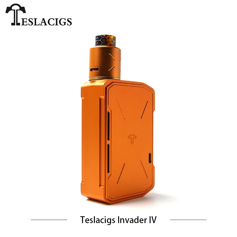 Teslacigs новый комплект электронных сигарет Invader IV Tesla 4 коробка мод RDA испаритель 280