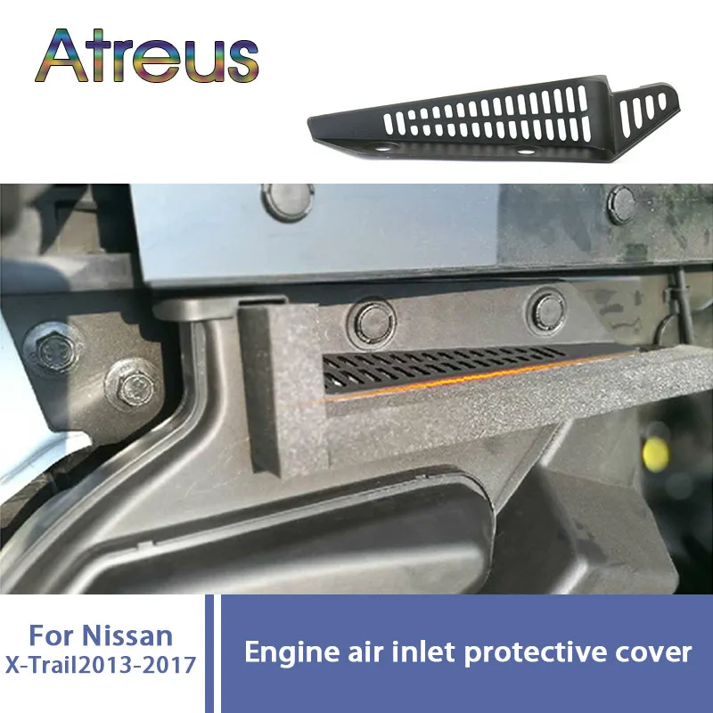 Atreus для Renault Koleos Nissan X-Trail T32 Автомобильный Двигатель Воздушный Впускной вентиляционный защитный чехол наклейка защита аксессуары
