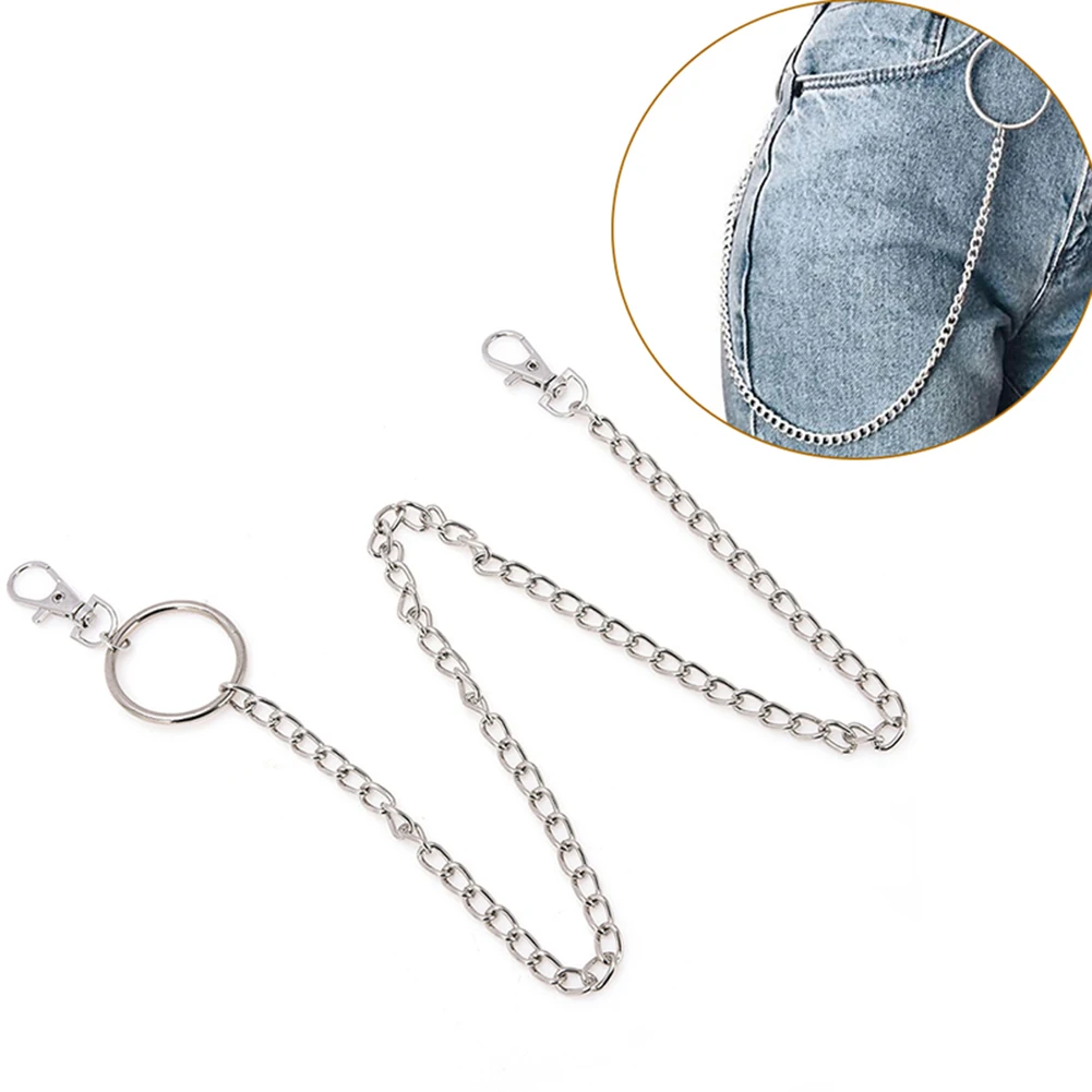 1-3 слоя Рок Панк крюк брюки цепочка на талию ремень металлический кошелек серебряная цепь модные хип ходовые ремни брюки аксессуары цепь