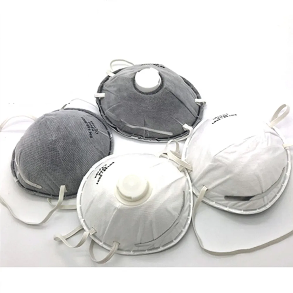 2 шт. противотуманная маска пыльца выхлопная защитная маска PM2.5 дыхательный клапан 5A Пыленепроницаемая Складная маска для взрослых стерео маска