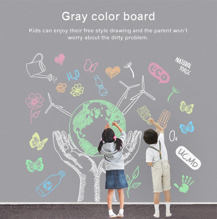 Creative 40x30cm Bulletin Chalk Board Blackboard Kids Message Chalkboard Drawing Board wall Decor sticker School office supplies