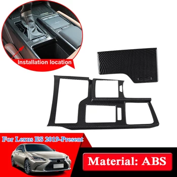 

Car Styling ABS Chrome For Lexue ES 200/260/300H 2019 Gear Box Panel Cover Sequin Internal Accessories Decorations Car Stickers