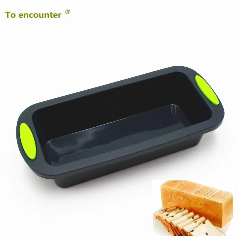 

To encounter 28*12.5*6.3cm Square Quadrate Shape 3D Silicone Cake Mold Bread&Loaf Pans DIY Baking Tools Several Baking Pan Sets