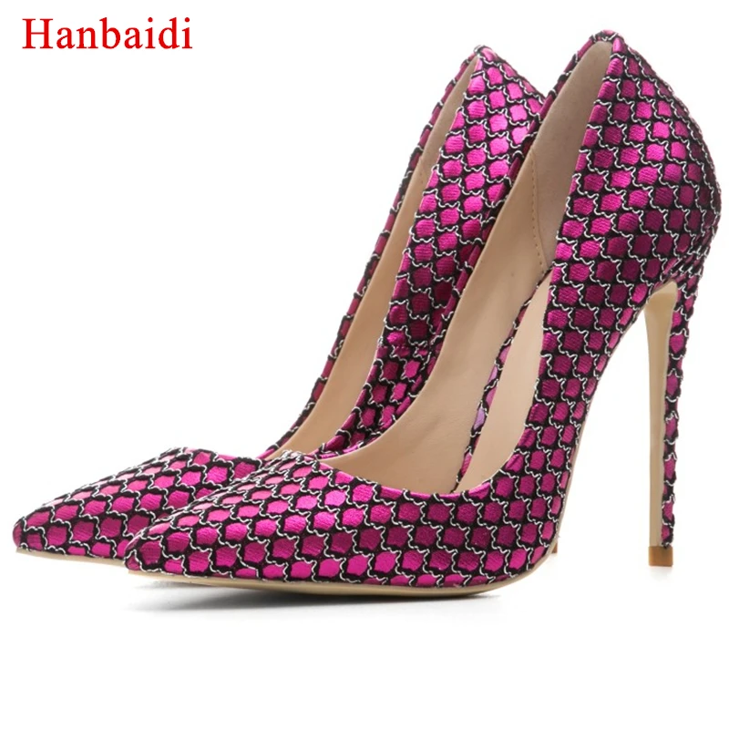 

Hanbaidi Brand Women Shoes Thin Stiletto High Heels Pumps Designer So Kate Wedding Shoes Ladies Pigalle Leather Zapatos Mujer 43
