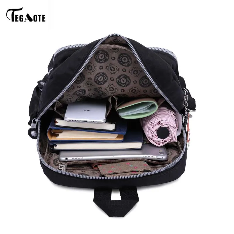TEGAOTE Мини рюкзаки для женщин школьная сумка для девочек-подростков женские сумки Mochila Feminina Mujer нейлоновый рюкзак для путешествий Sac A Dos