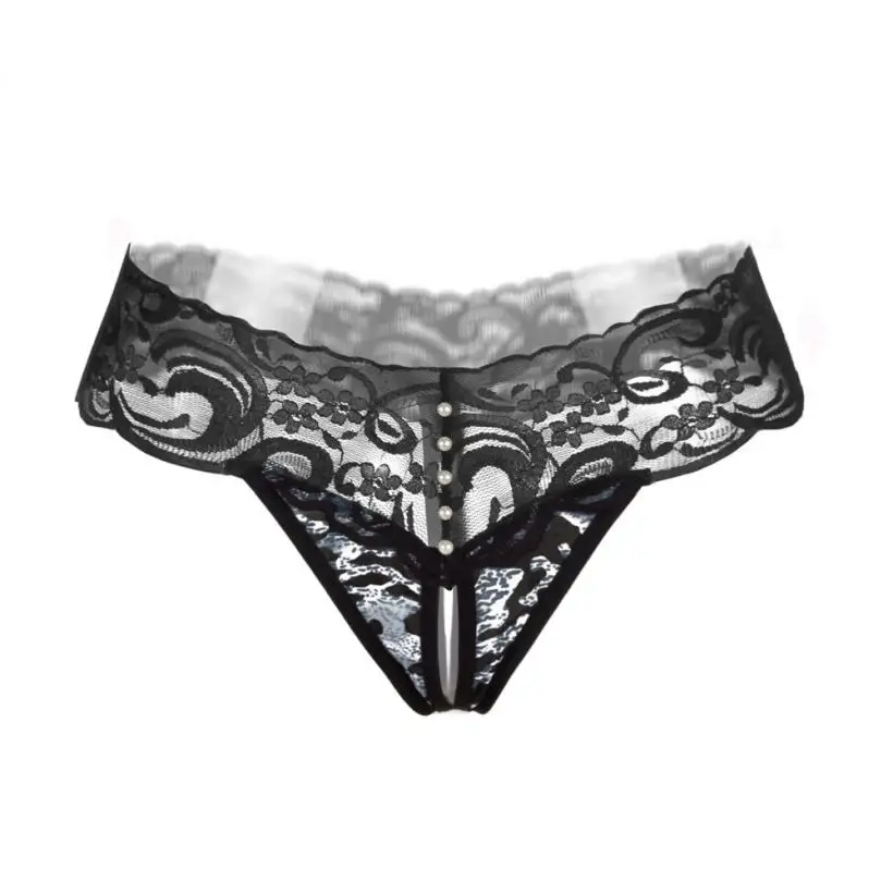 New Arrival Women Leopard Sexy Lace Briefs Hollow Panty Flowers