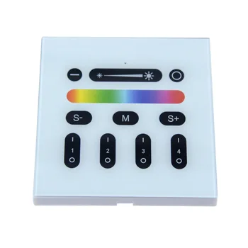 

RGBW Panel Touch Controller 2.4G Wireless LED Light Wall Control Switch Group Compatible MI light