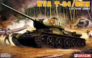 1/35 масштабная модель Dragon 3318 North Vietnam T 34/85 M средняя колесница &quotVietnam battlefield&quot