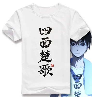 Haikyuu! Повседневная футболка kageyama tobio Косплей Футболка аниме хлопковые футболки с